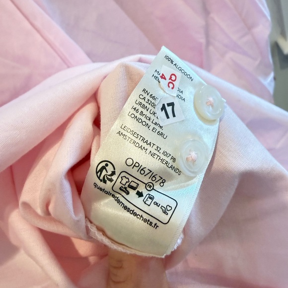 Maeve Bennet Buttondown Shirt Size 1X Pink - Picture 4 of 5